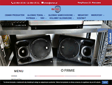 Tablet Screenshot of elton.pl